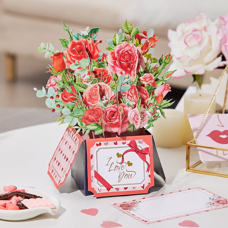 Love Flower Gift Box, I Love you Box